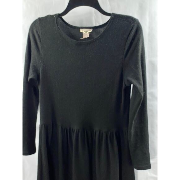 LINEAR BY RACHEL RISS Women's Black Crewneck Long Sleeve Maxi Dress SZ XS/S - Picture 3 of 8